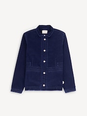 Folk Blue Slub Anniversary Chore Jacket - Image 1 of 4