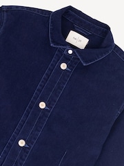 Folk Blue Slub Anniversary Chore Jacket - Image 9 of 10