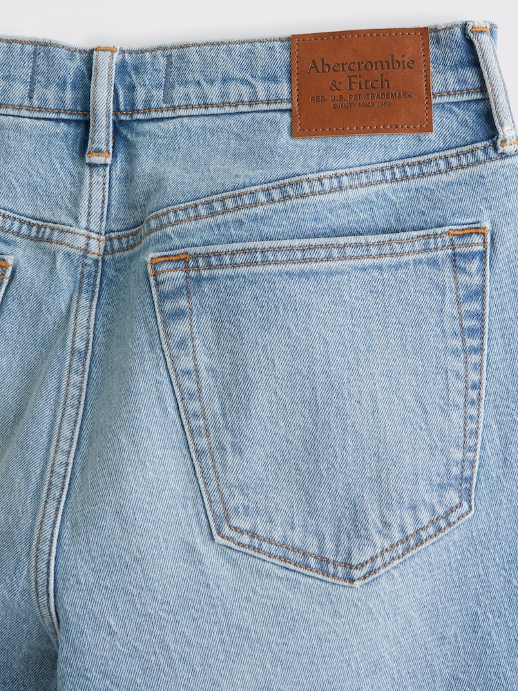 Abercrombie & Fitch Loose Fit Blue Jeans - Image 7 of 7