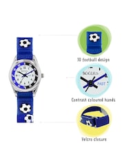 Tikkers Kids Blue Football Time Teacher Watch and Wallet Set - Image 4 of 7