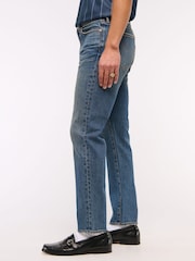 Abercrombie & Fitch Blue Straight Leg Jeans - Image 4 of 7