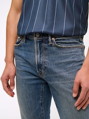 Abercrombie & Fitch Blue Straight Leg Jeans - Image 5 of 7