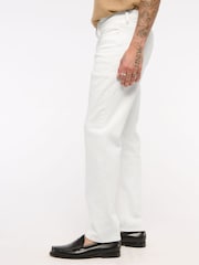 Abercrombie & Fitch Straight Leg White Jeans - Изображение 3 из 7