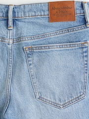 Синие джинсы прямого кроя Abercrombie & Fitch - Изображение 7 из 7