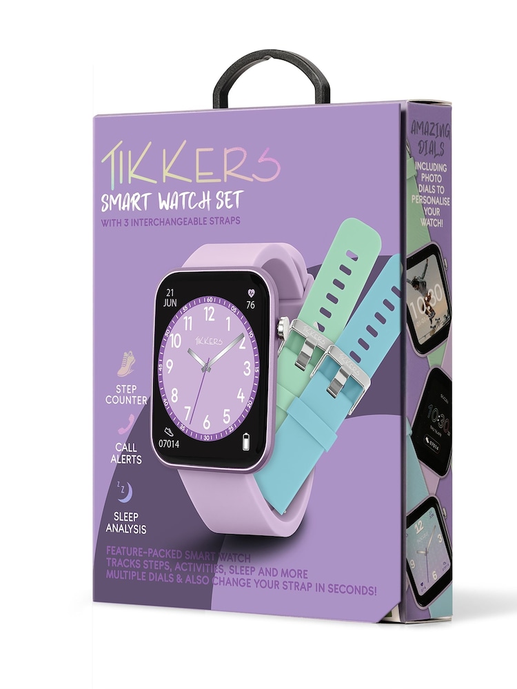 Tikkers Kids Purple Series 13 Smart Interchangeable Strap Watch - Image 5 of 5