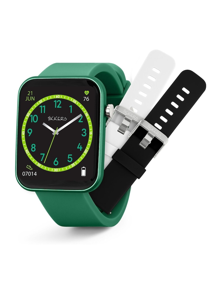 Tikkers Kids Green Series 13 Smart Interchangeable Strap Watch - Image 1 of 5