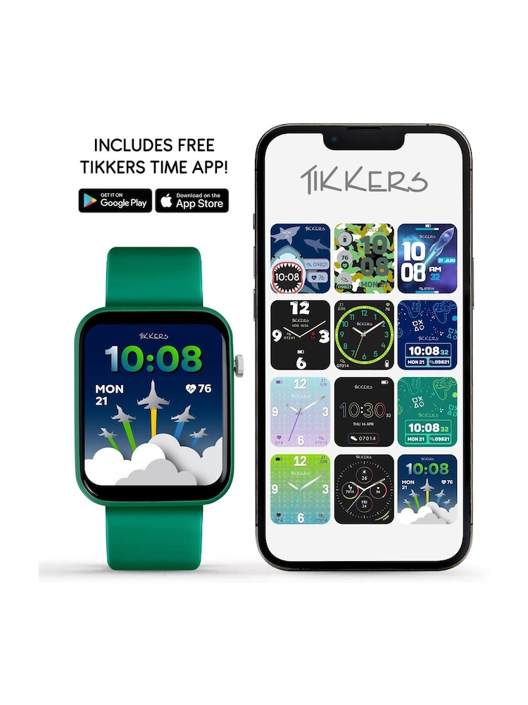 Tikkers Kids Green Series 13 Smart Interchangeable Strap Watch - Image 2 of 5