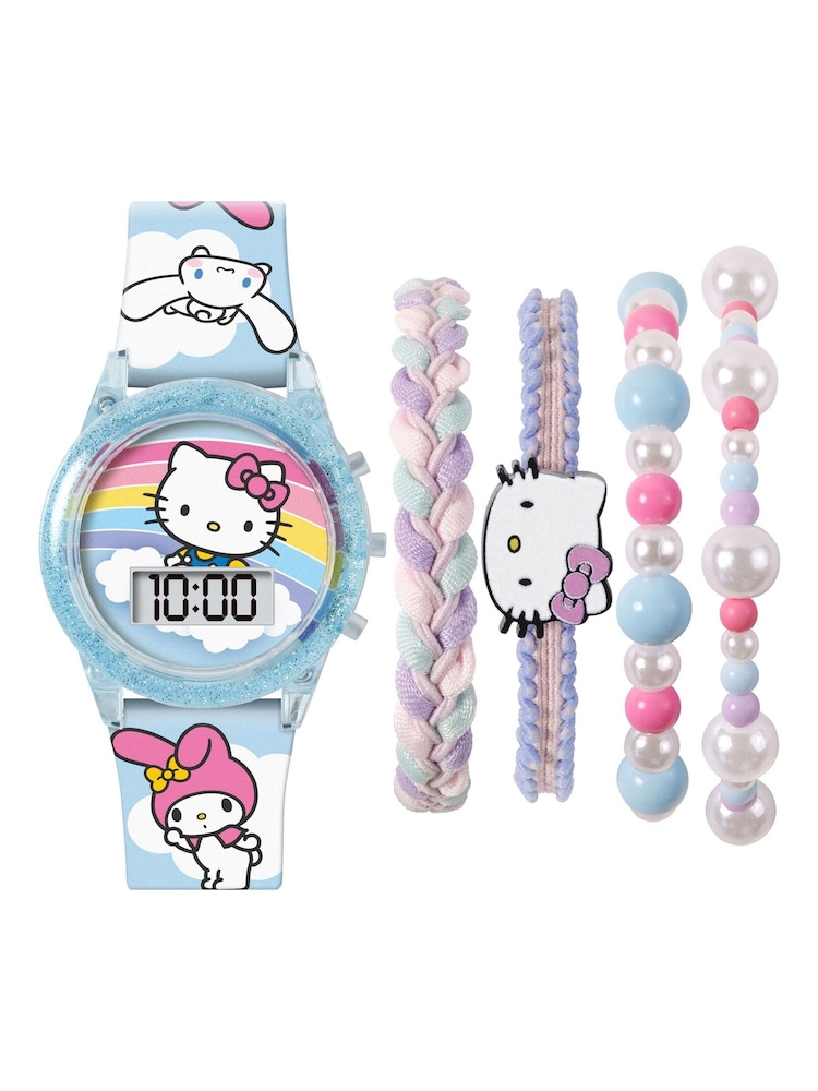Peers Hardy Pink Hello Kitty Digital Watch And Bracelet Set - Image 1 of 8