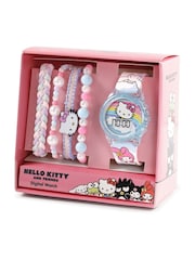Peers Hardy Pink Hello Kitty Digital Watch And Bracelet Set - Image 7 of 8