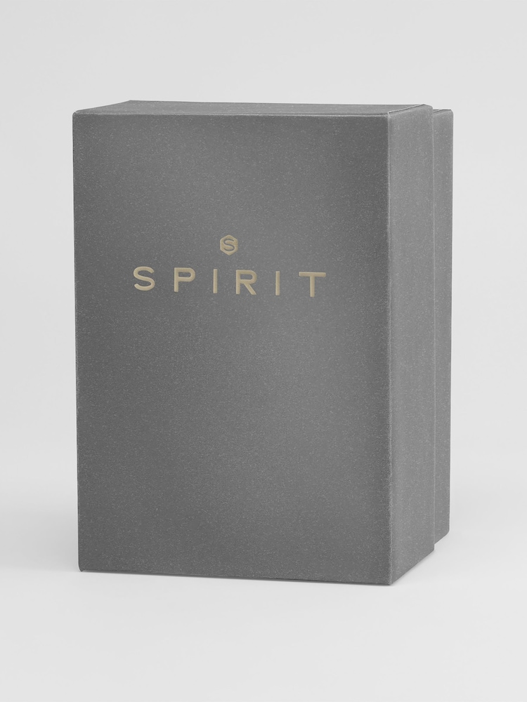 Spirit Polished Pale Silver Tone Chronograph Watch with Brushed Shoulders - Image 4 of 4