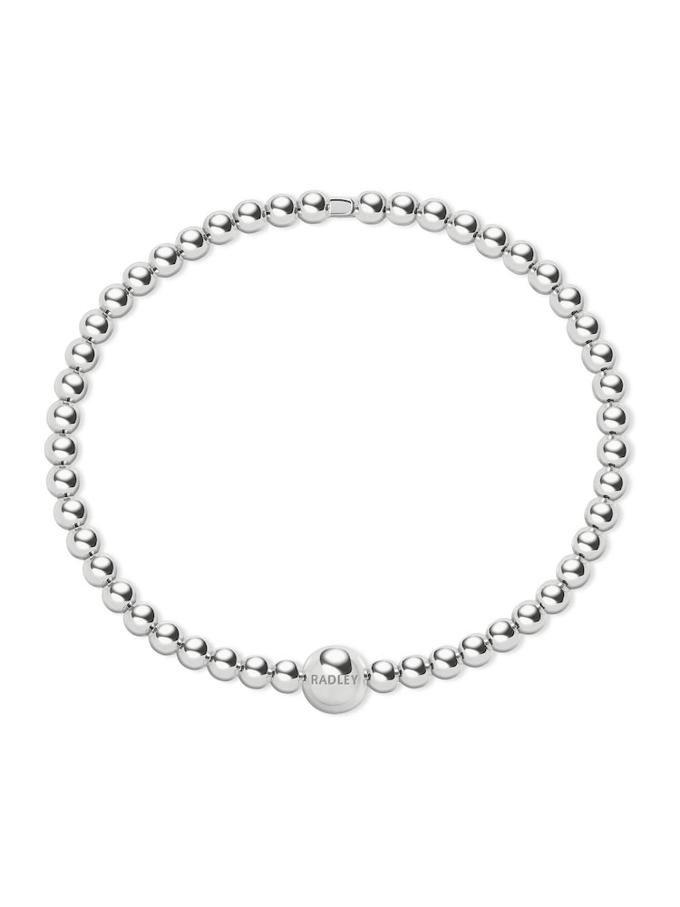 Radley Silver Plated Twist Bubble Bangle - Image 1 of 3