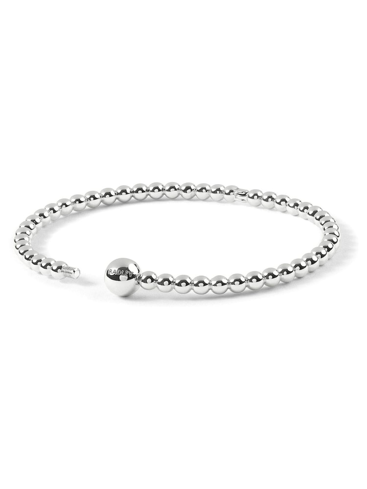 Radley Silver Plated Twist Bubble Bangle - صورة 2 من 3 Radley Silver Plated Twist Bubble Bangle - صورة 2 من 3
