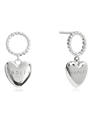 Radley Silver Tone Hanging Heart Earrings - Image 1 of 4