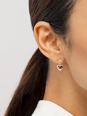 Radley 18ct Gold Tone Hanging Heart Earrings - Image 3 of 4