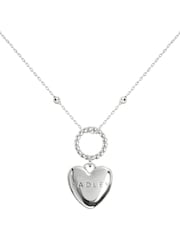 Radley Silver Tone Hanging Heart Pendant Necklace - Image 1 of 6