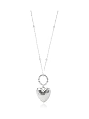 Radley Silver Tone Hanging Heart Pendant Necklace - Image 3 of 6