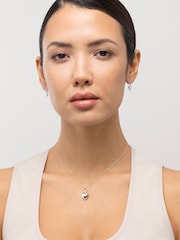 Radley Silver Tone Hanging Heart Pendant Necklace - Image 5 of 6