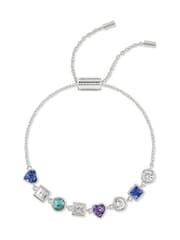 Radley Silver Plated Multi Stone Friendship Style Bracelet - Image 1 of 4