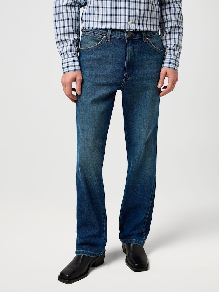 Wrangler Blue Wrancher Bootcut Jeans - Image 1 of 7 Wrangler Blue Wrancher Bootcut Jeans - Image 1 of 7