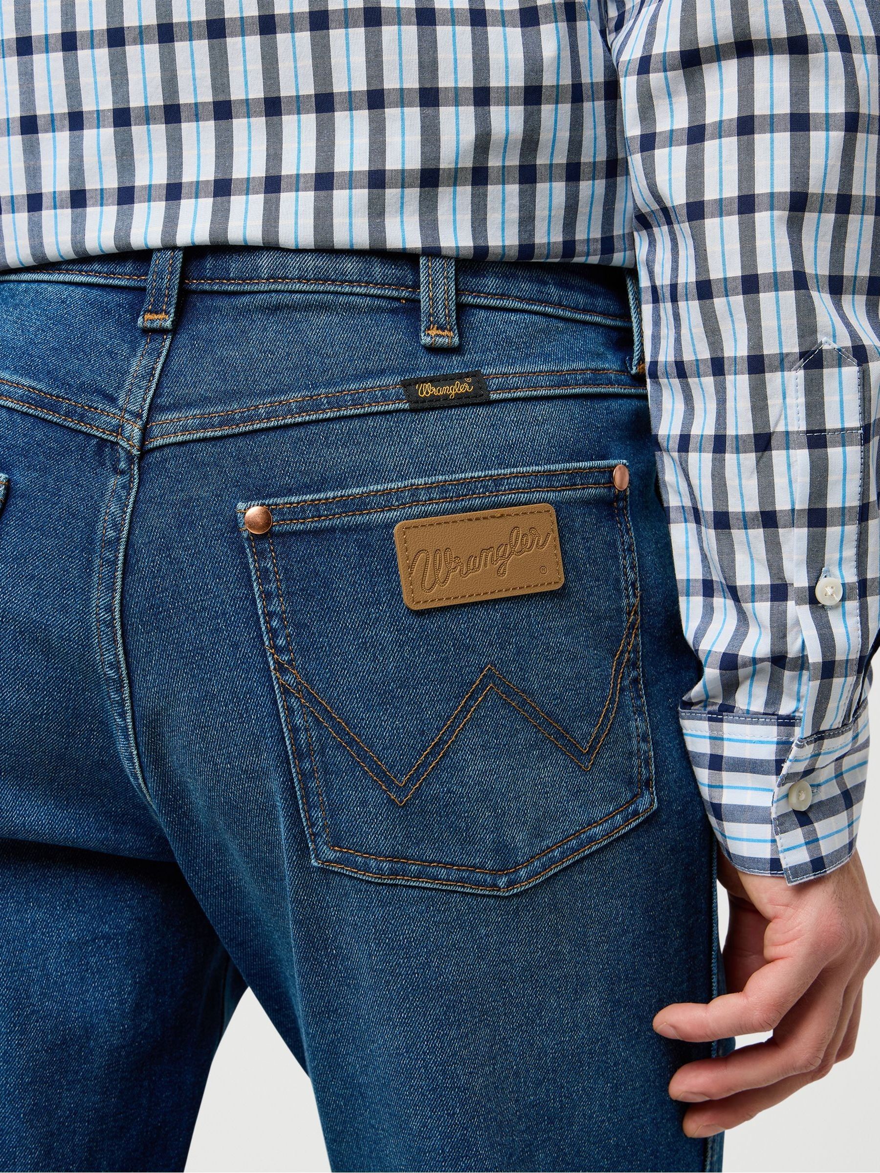 Buy Wrangler Blue Wrancher Bootcut Jeans from Next USA
