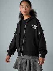 smALLSAINTS Black Girls Amphia Underground Zip Hoodie - Image 1 of 14