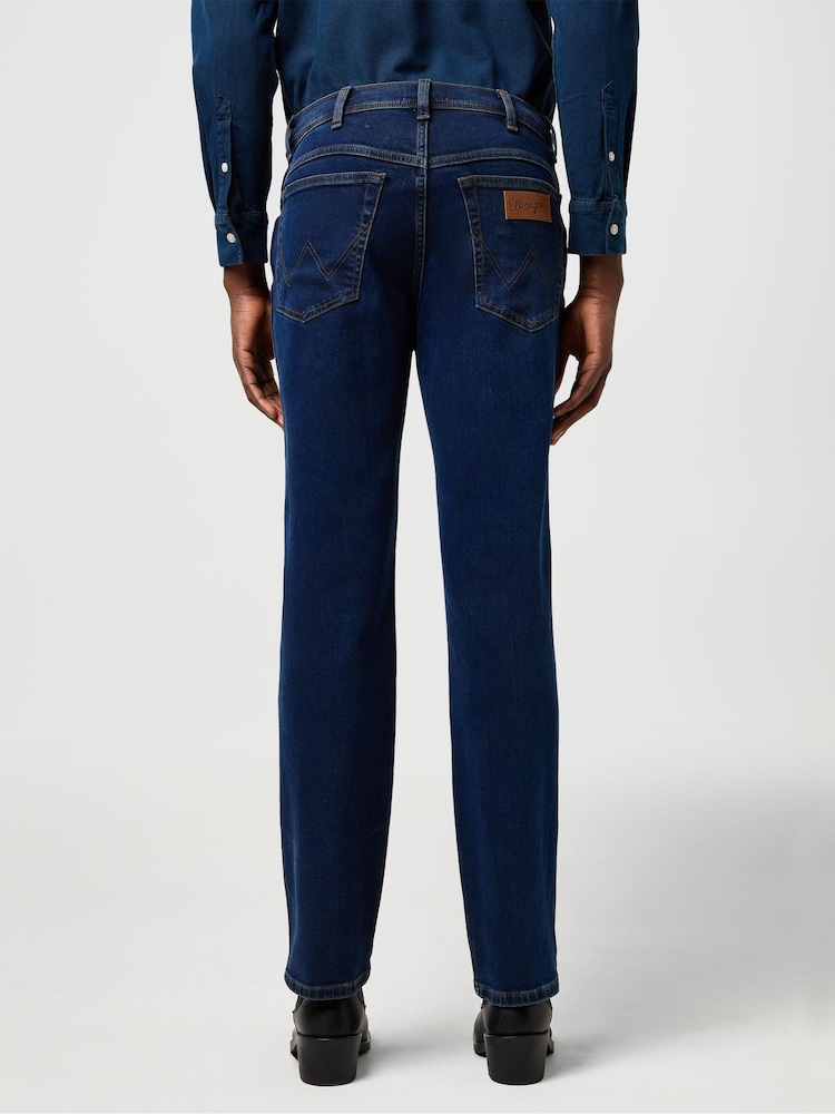 Wrangler Rustic Navy Straight Fit Texas Authentic Jeans - Image 2 of 8