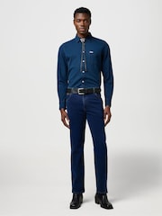 Wrangler Rustic Navy Straight Fit Texas Authentic Jeans - Image 3 of 8