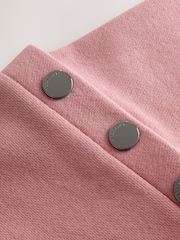 smALLSAINTS Mid Pink Amphia Flocked Logo Sweat Mock Dress - Image 5 of 5