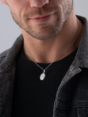 Beaverbrooks 9ct White Gold Saint Christopher Pendant - Image 3 of 3