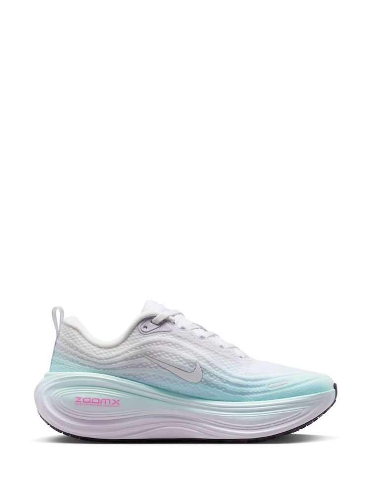 Nike White Multi Vomero Plus Road Running Trainers - Image 2 of 10