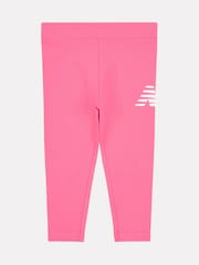 New Balance Pink Kids Graphic Leggings - Image 1 of 3