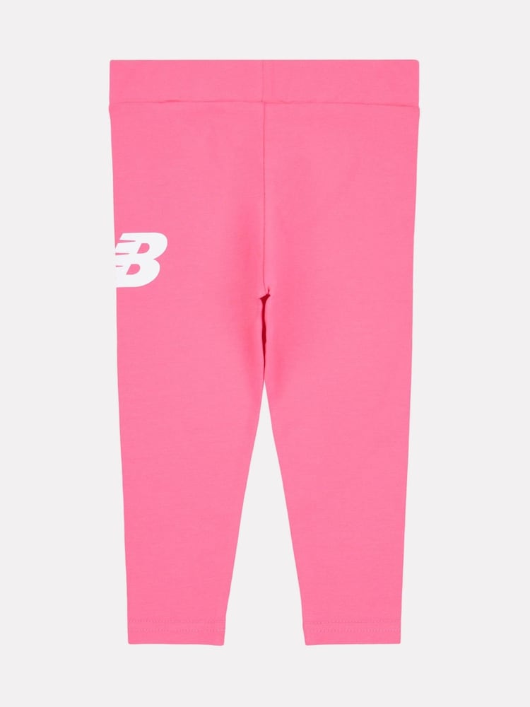 New Balance Pink Kids Graphic Leggings - Image 2 of 3