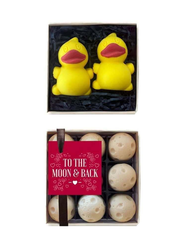 Choc on Choc I Love You to The Moon and Back & Quackers For You Chocolate Box - Image 1 of 1