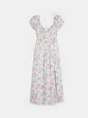 Hollister Smocked Waist Maxi White Dress - Image 3 of 3
