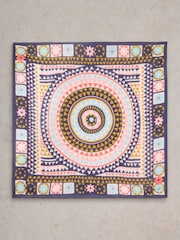 White Stuff Multi Sundance Mosaic Square Scarf - Image 2 of 3