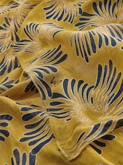 White Stuff Yellow Sundance Floral Printed Scarf - Image 3 of 3