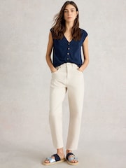 White Stuff Natural Tilly Tapered Jeans - Image 1 of 4