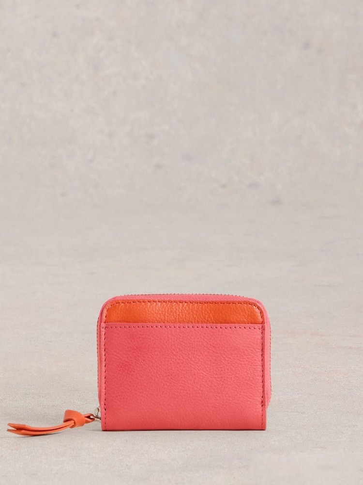 White Stuff Pink Cerys Zip Around Purse - Image 1 of 2 White Stuff Pink Cerys Zip Around Purse - Image 1 of 2