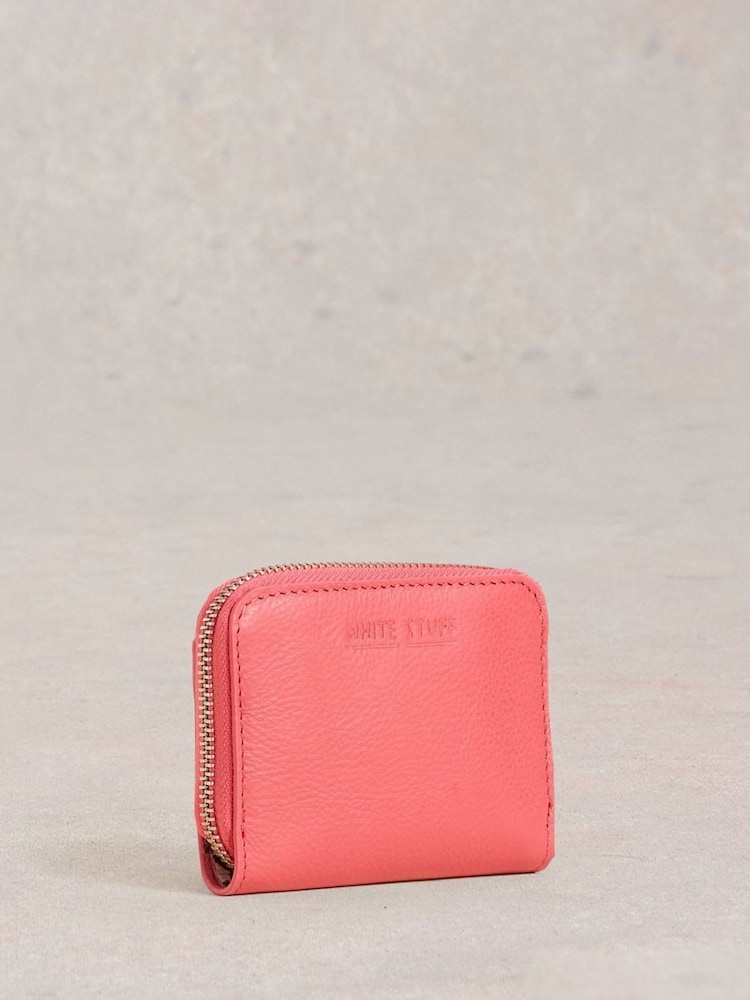 White Stuff Pink Cerys Zip Around Purse - Image 2 of 2 White Stuff Pink Cerys Zip Around Purse - Image 2 of 2