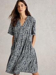 White Stuff Sophia Crinkle Dress - Imagen 1 de 6