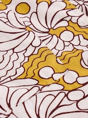 White Stuff Yellow Evie Linen Blend Skirt - Image 6 of 6