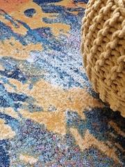 Asiatic Rugs Blue Nova Sonic Abstract Rug - Image 2 of 6