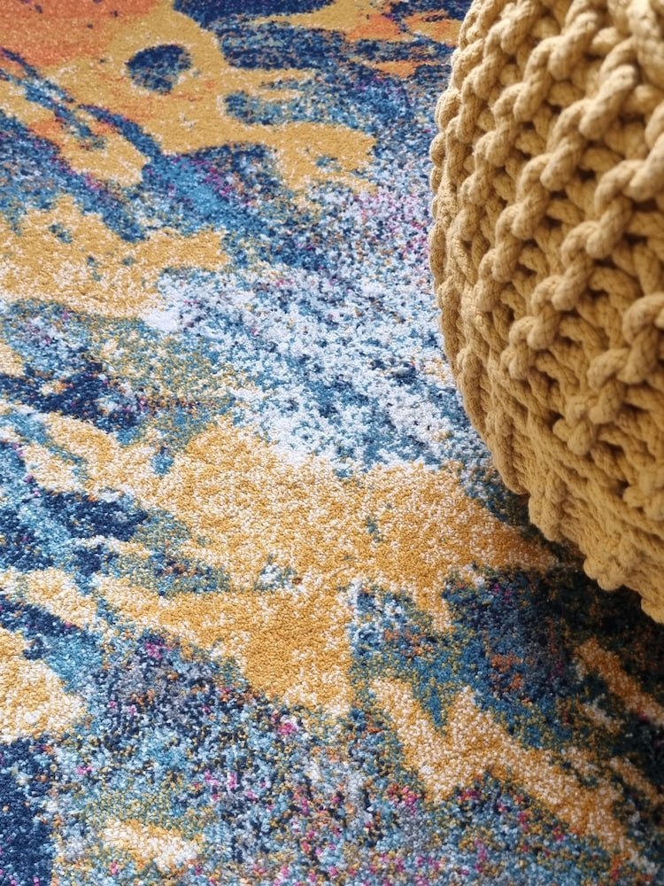 Asiatic Rugs Blue Nova Sonic Abstract Rug - Image 2 of 6
