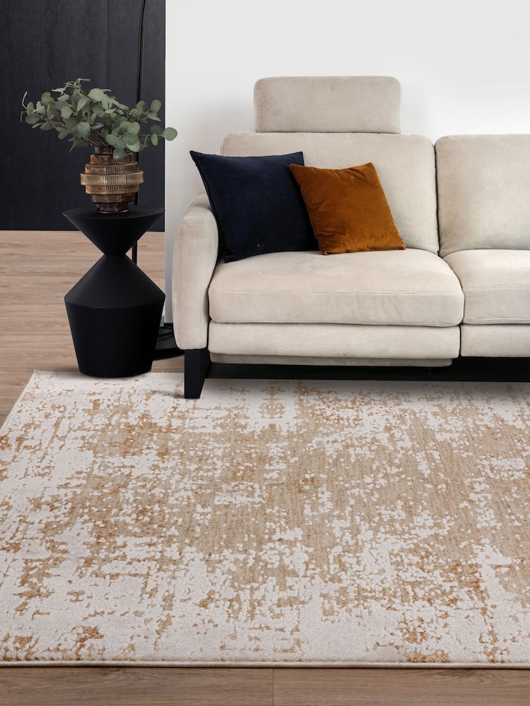 Beige Anders Abstract Rug - Image 1 of 5 Beige Anders Abstract Rug - Image 1 of 5