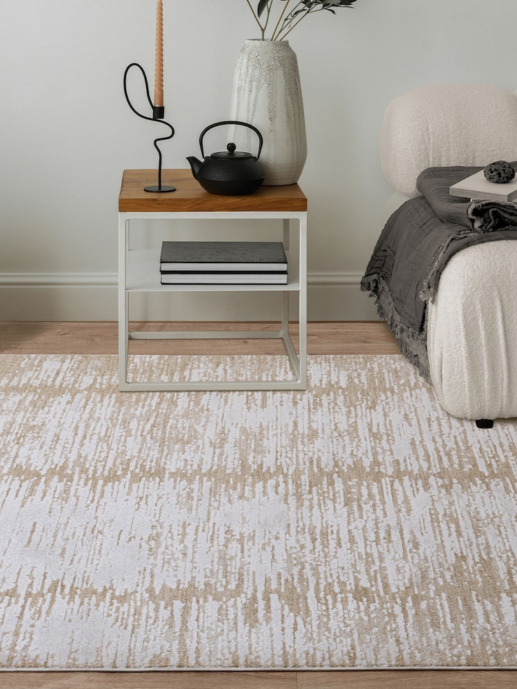 Asiatic Rugs Beige Anders Distress Rug - Image 1 of 6