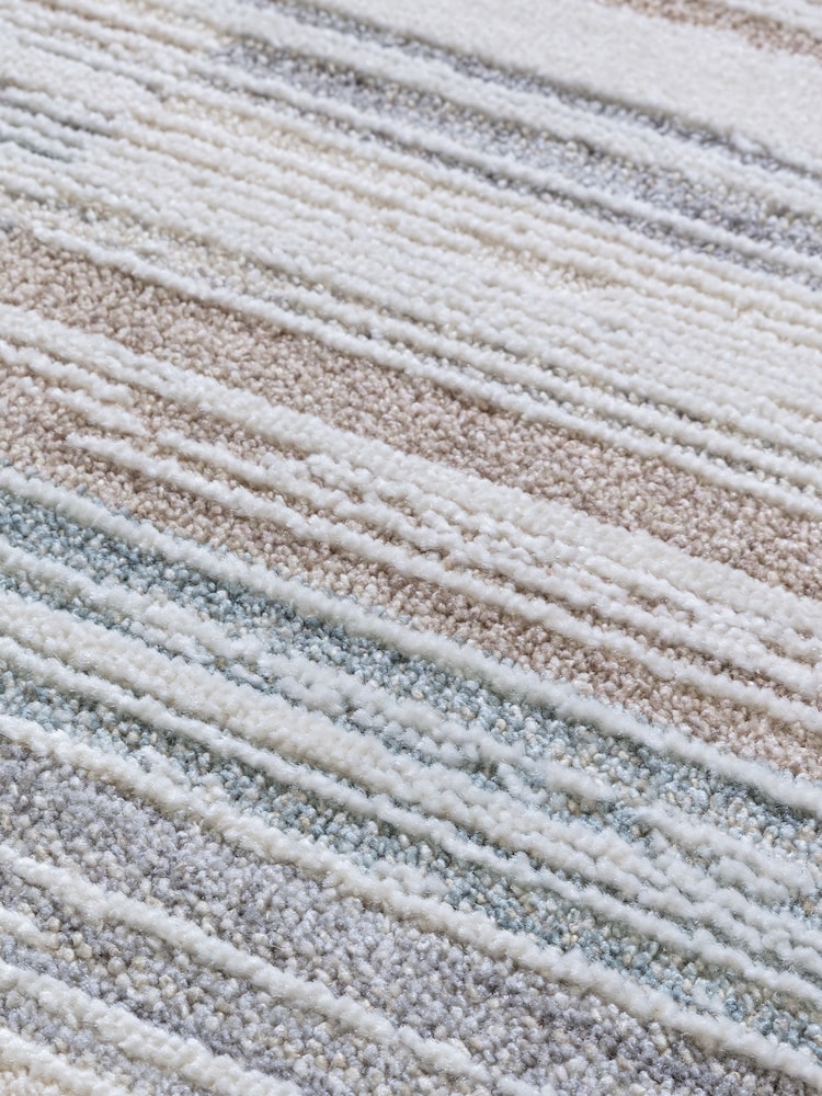 Asiatic Rugs Grey Anders Stripe Rug - Image 7 of 7