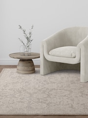 Asiatic Rugs Beige Natural Laurent Damask Rug - Image 1 of 5