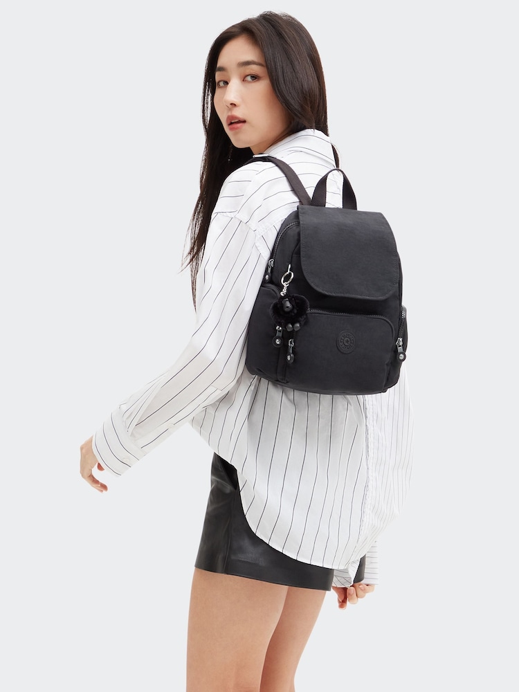 Kipling City Zip Mini Black Noir Bag - Image 7 of 7