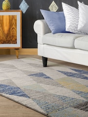 Asiatic Rugs Blue Muse Harlequin Rug - Image 1 of 6