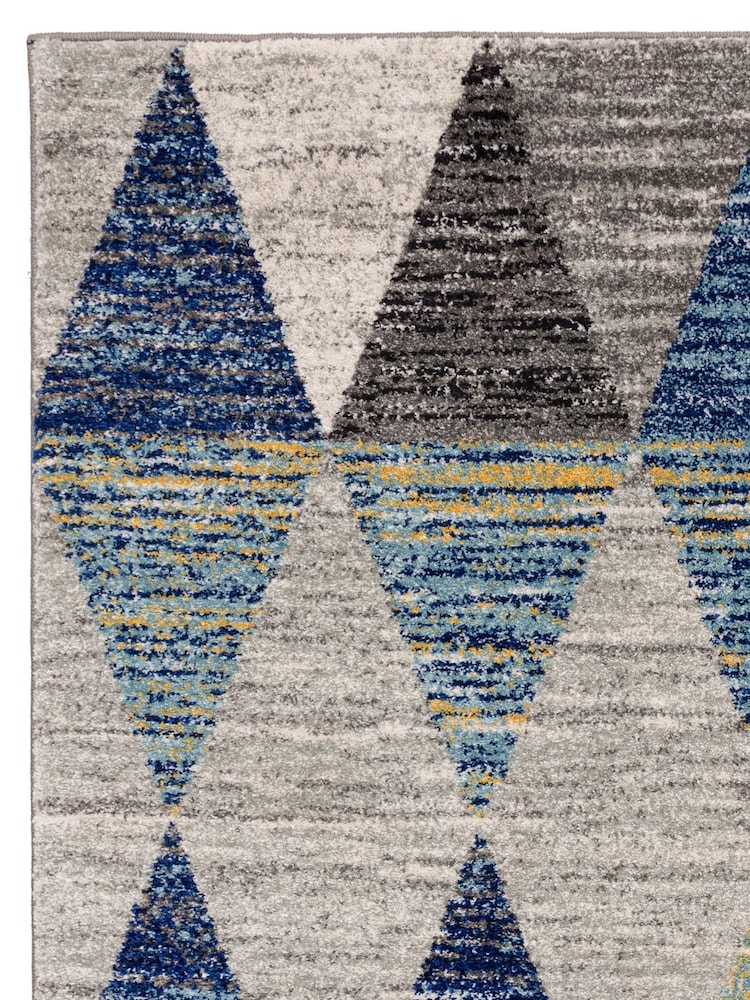Asiatic Rugs Blue Muse Harlequin Rug - Image 7 of 7 Asiatic Rugs Blue Muse Harlequin Rug - Image 7 of 7